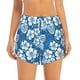 thumbnail image 2 of Balery Leaves And Flowers Pantalones cortos deportivos para mujer con forro y dos bolsillos, elásticos, para entrenamiento, gimnasio, yoga-Small, 2 of 7