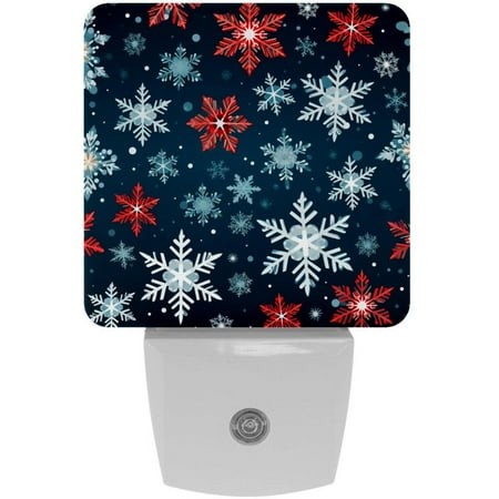 

Christmas snowflakes LED Square Night Lights - Energy Efficient and Stylish Bedroom Lighting Solution