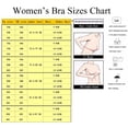 thumbnail image 4 of Women 3/4 Cup Gathered BraThin Section One-piece Frameless Beauty Back Bra Solid Color Stretch Padded Bra, 4 of 4
