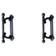 thumbnail image 2 of Kearding Manija de puerta artesanal de hierro negro para decoración, construcción sólida, fácil instalación, única y cómoda 6684 seis mil seiscientos ochenta y cuatro 2Conjunto, 2 of 6