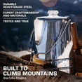 thumbnail image 5 of Butte 14-Cup Camping Percolator Coffee Pot - Stainless Steel, No Aluminum or Plastic, 5 of 6