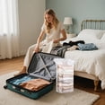 thumbnail image 5 of No Pump Vacuum Storage Bags,31.5"X39"X15" Reusable Self Seal Clothes Vacuum Seal Bags, Space Saving Air Compression Closet Organizer Bags, Clear Plastic Storage Pouches for Blankets Organization, 5 of 6