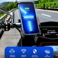 thumbnail image 3 of CNKOO Chargeur Sans Fil 15W Support de Cellulaire USB QC2.0/3.0 pour Vélo Électrique Moto, 3 of 9