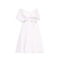 thumbnail image 4 of B91xZ Robes d'Été pour Femmes 2024 Mode Manches Bouffantes Robe à Volants Été Hiver Tenue de Plage, Blanc S, 4 of 4