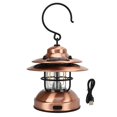 thumbnail image 1 of Linterna de camping retro de bronce resistente al agua, LED de 35-100 lm, portátil y con clasificación IPX4, ideal para aventuras al aire libre, 1 of 8