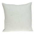 thumbnail image 3 of 20" x 7" x 20" Tropical Green Pillow Cover With Down Insert, 3 of 5