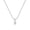 White Gold, variant on Collection 0.25 Cttw Oval Solitaire Lab Grown White Diamond 4 Prong Pendant Necklace with 18 inch Gold Chain for Women in 14K Solid Yellow Gold