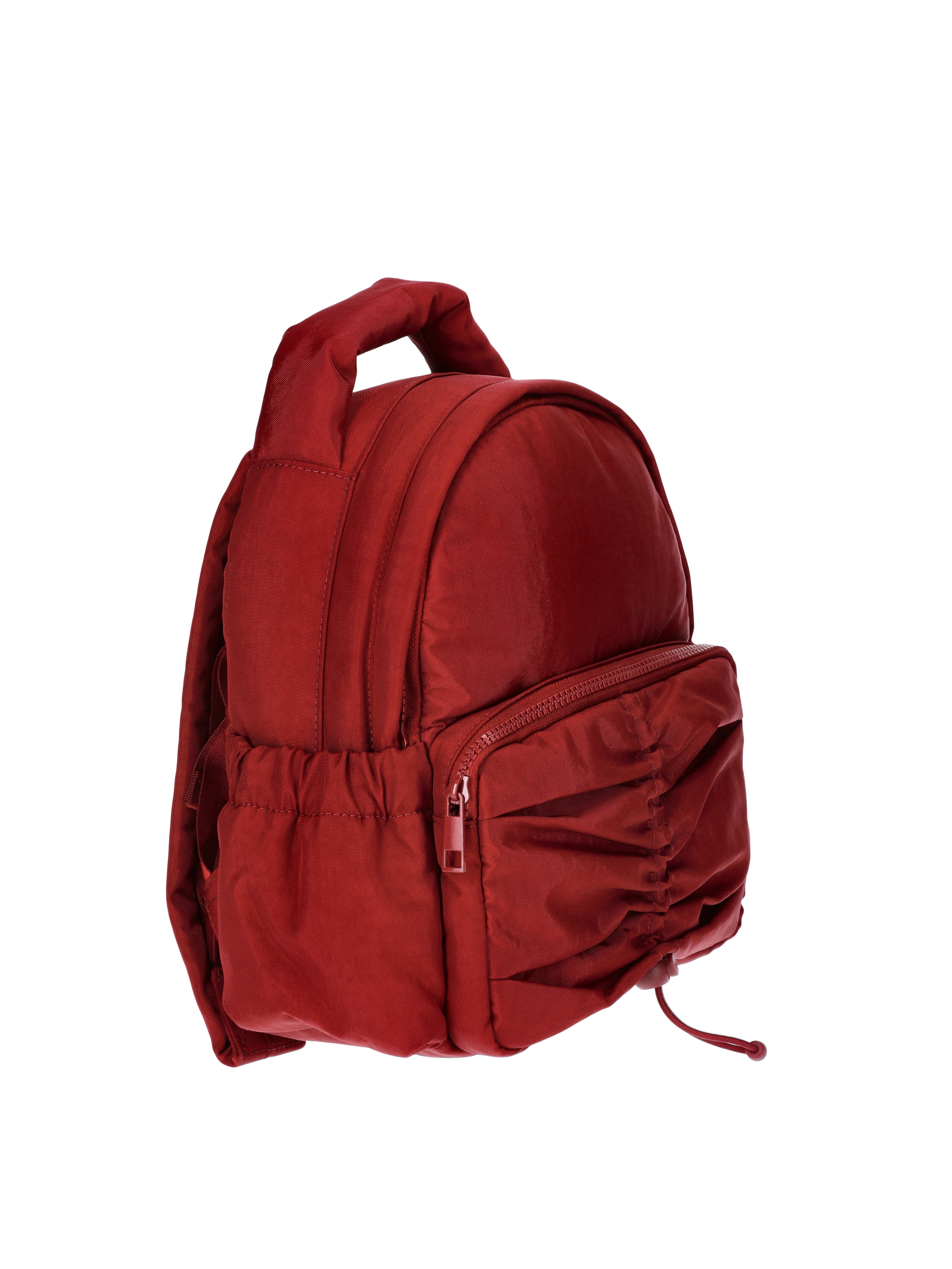 No Boundaries Women’s Hands Free Puffy Mini Backpack, Sparkling Merlot