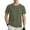 Army Green, variant on Men's Short Sleeve Clothing Casual Seamless Indentation Pocket Design Sense Cool Feeling Breathable Shirt Top Mens Workout Shirts