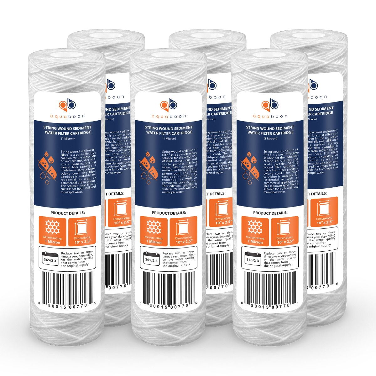 Sold Individually Package Of 6 Pentek PD-10-934 Sediment Water Filter Sold Individually Package Of 6 Pentek PD-10-934 Sediment Water Filter