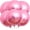 Light Pink, variant on Giant Black Foil Balloons - 22 Inch, Pack of 6 | Round 4D Mylar Balloons, Foil Balloons |Large Mylar Balloon | Metallic Black Balloon, Graduation Decorations 2025