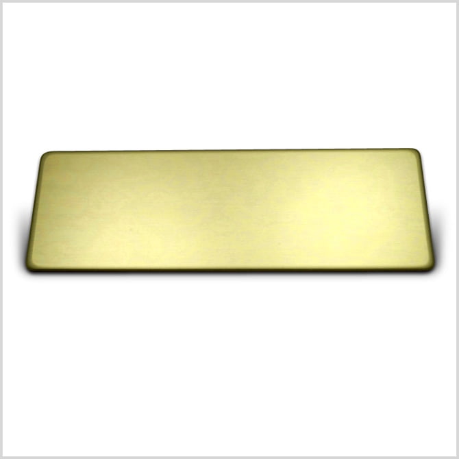 My Badge Design, 1" x 3" Dry Erase Name Badge Kit with Magnetic Back, 1 Qty