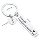thumbnail image 2 of Uxcell Llave de Seguridad, 1 Juego de Llave con Letra J Te Necesito Aquí Conmigo, Plata, 2 of 6