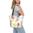 thumbnail image 2 of Fuzoiu Cartoon Monkey Print Large Capacity Shoulder Bag for Women,Large Capacity Office Purse,Laptop Tote Bag,Casual Everyday Tote for Work Beach Travel and Shopping Grocery, 2 of 6