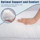 thumbnail image 3 of Almohadas para Cama Piwaal Paquete de 2 Tamaño Estándar Alternativa de Plumas, 3 of 7