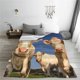 thumbnail image 5 of Balery Cows Cattles Manta de Felpa Suave y Acogedora – Cobija de Franela Aterciopelada para Cama, Lavable y Cálida para Sofá, Mascotas, Transpirable-50"x40", 5 of 7