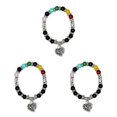 thumbnail image 1 of Sonducket Pulseras de chakras con piedras naturales para curación energética, cristales de chakras, tamaño ajustable, regalos de 8 mm Type1 NO1, 1 of 6