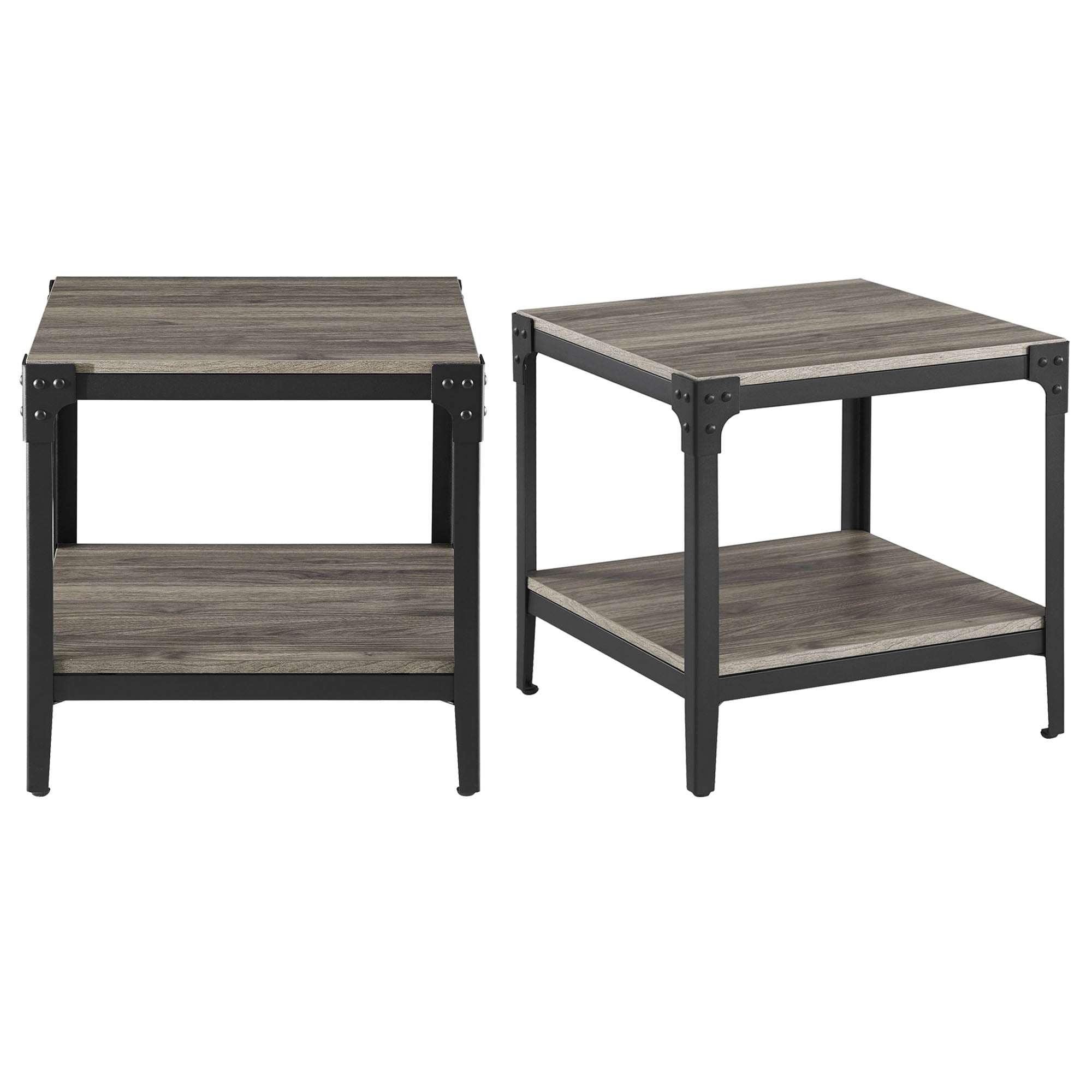 slate gray end table