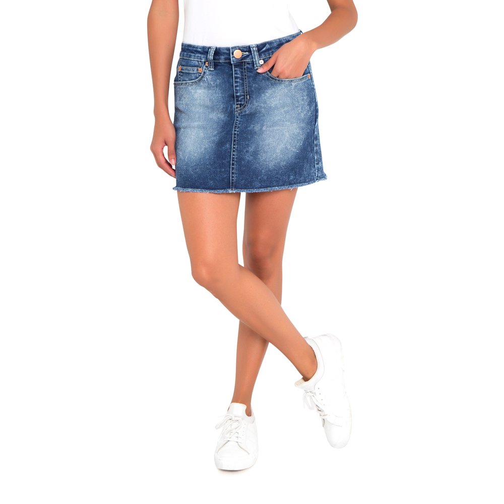 No Boundaries No Boundaries Juniors Basic Denim Skirt