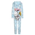 thumbnail image 5 of Pochacco Unisex Onesie Pajamas Zipper Jumpsuit Hooded One Piece Sleepwear for Family Mens Womens, 5 of 8