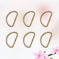 thumbnail image 4 of 20PCS Metal D Ring Buckle Clips for Sewing Keychains and Dog Leash, 4 of 5