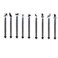 thumbnail image 3 of 36inch Snow Gauge Metal Yard Snow Measuring Stick Outdoor Garden Stake Decor, 3 of 4