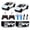 Silver-2PCS, variant on 1:24 Remote Control Cyber Truck, High Speed RC Car with LED Lights, All Terrain Off-Road Toy, Gift for Boys and Girls Ages 3+