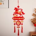 thumbnail image 4 of Chinese New Year Decorations 2026, 1pcs Lunar New Year Horse Hanging Pendant, Years of The Horse Ornament for Wall Window Door, 4 of 8