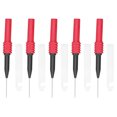thumbnail image 1 of Testing Needle, Test Probe 30Vac 60Vdc 10A Maximum Current Wide Application With Sheath For Repair Red,Black,Yellow,Blue,Green, 1 of 8