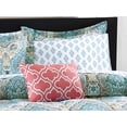 thumbnail image 7 of Mainstays Teal Paisley 8 Piece Bed in a Bag Comforter Set With Sheets, Full, 7 of 7