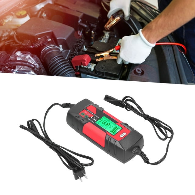 Cargador de Baterías para Coche 6V/1-45A Cargador de Baterías Automático Inteligente Cargador de Baterías para Coche 12V/1-45A Cargador de Baterías Automático ANGGREK Otros