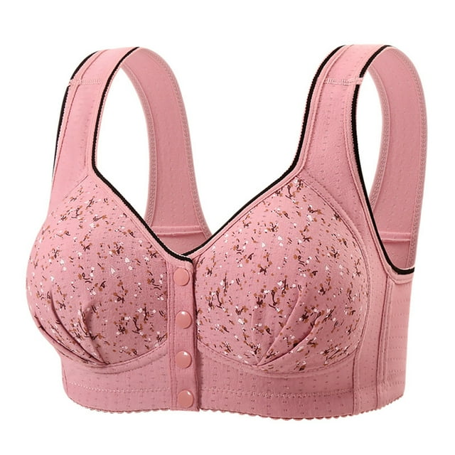 Seamless Front Close Bras for Women Post Surgery Full Coverage Moisture Wicking Comfort Supportive Convenient Bralettes Plus Size Everyday Bras