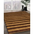 thumbnail image 3 of Ahgly Company Machine Washable Indoor Square Abstract Night Red Area Rugs, 3' Square, 3 of 7