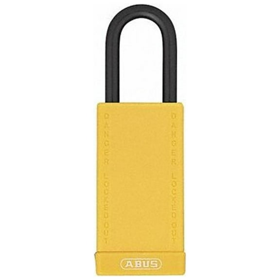 Abus Lockout Padlock,KD,Yellow,3"H 74LB/40 KD YELLOW