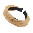 thumbnail image 1 of Mode Couleur Unie Rayé Croix Noeud Cerceau Bandeau Femmes Fille Chapeaux, 1 of 10