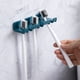 thumbnail image 4 of Colgador de enchufe sin perforaciones Soporte de baño para cepillos de dientes montado en la pared (azul oscuro), 4 of 5