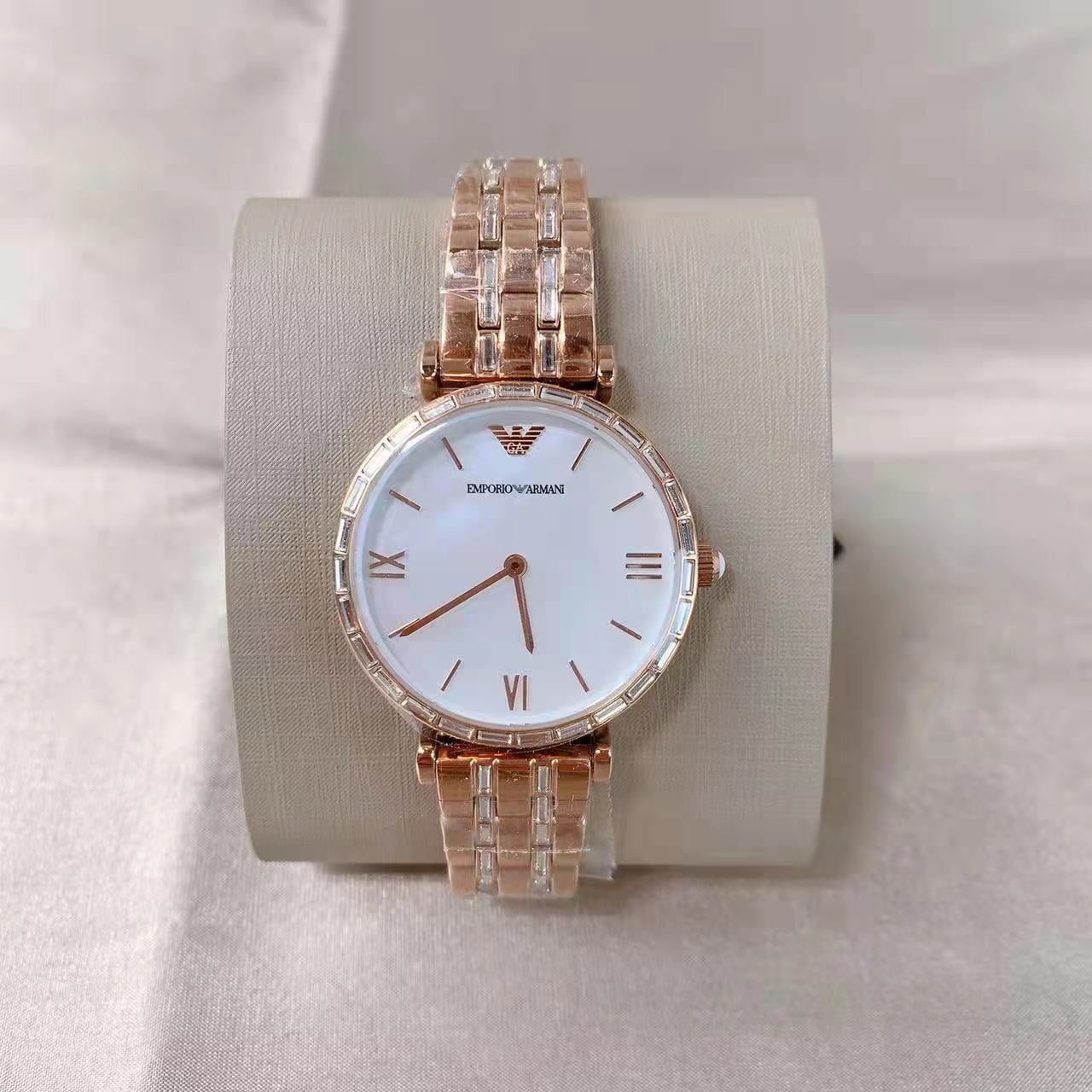 Emporio Armani Gianni T-Bar Quartz Ladies Watch AR11294 - Walmart.com