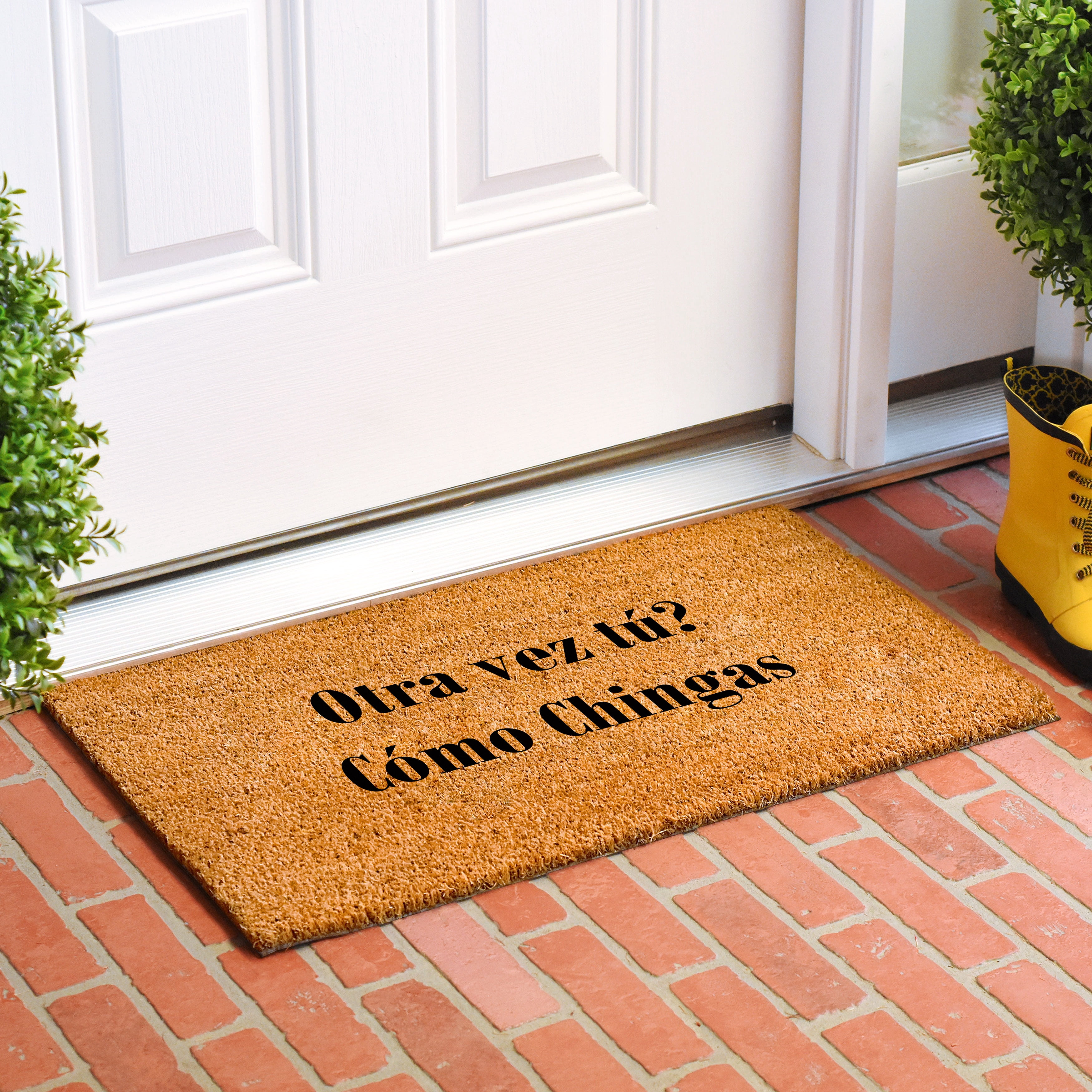 Calloway Mills 111702436 Otra vez tu Como Chingas Doormat 24" x 36"