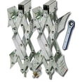 thumbnail image 2 of Ultra-Fab Wheel Chock 21-001091 Super Grip; For Use With Tandem Axle Trailers; Scissors Type; Steel; With Ratchet Wrench and Padlock; Set Of 2, 2 of 3