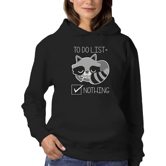 To Do List, Nothing Hoodie Women -Smartprints Designs, Female 5X-Large