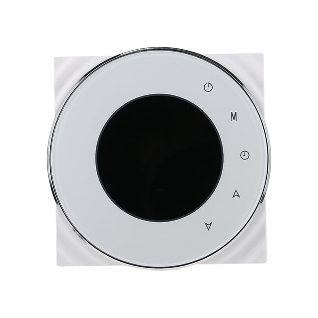Mistaha White BAC-6000 95~240VAC Two Pipe Heating Cooling LCD Digital Touch Screen 5+2 Weekly Programmable