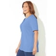 thumbnail image 3 of Catherines Women's Plus Size Suprema Lace-Up Tee, 3 of 6