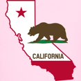 thumbnail image 3 of CafePress - CALI STATE W BEAR T Shirt - Light T-Shirt Kids XS-XL, 3 of 4