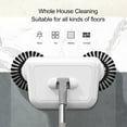 thumbnail image 3 of Hand Push Sweeper, Lightweight Manual Vacuum Sweeper Quiet Wet Dry Use  for Tile Floor, 3 of 7
