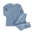 thumbnail image 5 of 6-12 Months Girls Pajama Set Toddler Baby Casual Home Clothes Set for Kids Fall Daily Blue, 5 of 5