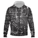thumbnail image 1 of Sudadera con capucha y cremallera para hombre, estilo callejero, hip hop, con fórmula química, estampado 3D, informal, holgada, para primavera y otoño, 1 of 6