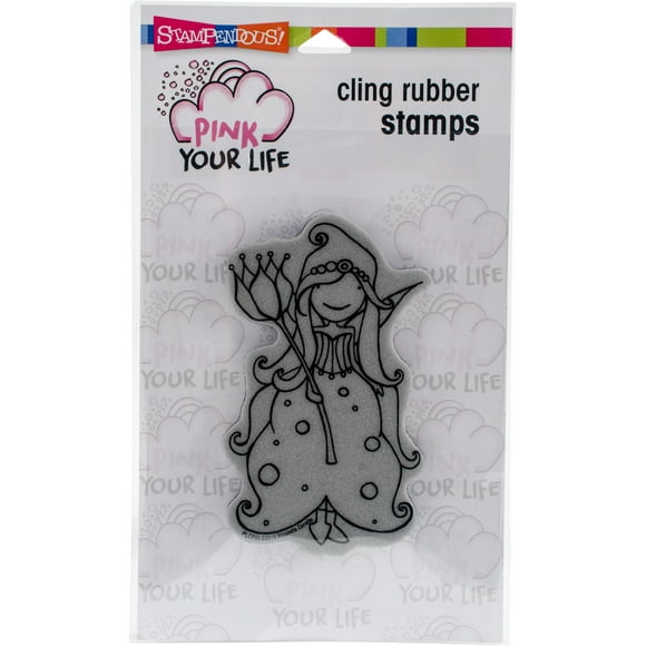 Stampendous S'Accrocher Timbre 4.5" X3"-Chuchotement Princesse