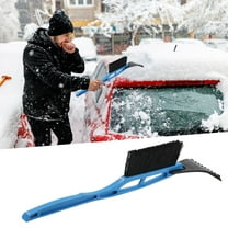 Car Snow Removal Ice Shovel, Long Handle Snow Scraper, Beef Tendon Window Cleaner, Durable Winter Tool, for Vehicle Windshield Glass Cleaning