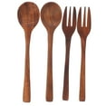 thumbnail image 4 of unbranded  Baby Fork Wooden Spoon Reusable Restaurant Utensils, 4 of 8