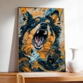 thumbnail image 4 of Hudo Funny Scream Finnish Lapphund Dog Poster Wall Art Decor Finnish Lapphund Dog Canvas Wall Art - Abstract Canvas Wall Art - Office Decorations For Work, 4 of 5